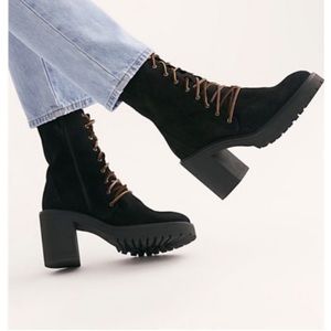 Free People Dylan Boots. Suede. Made in Spain.